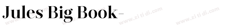 Jules Big Book字体转换